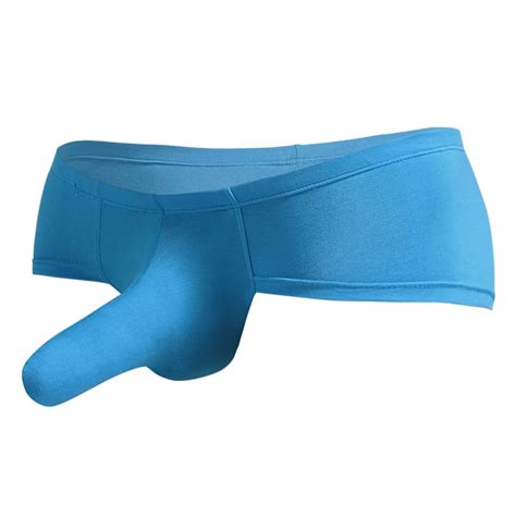 mens sexy penis sheath boxers shorts u convex pouch panties modal underpants male gay underwear