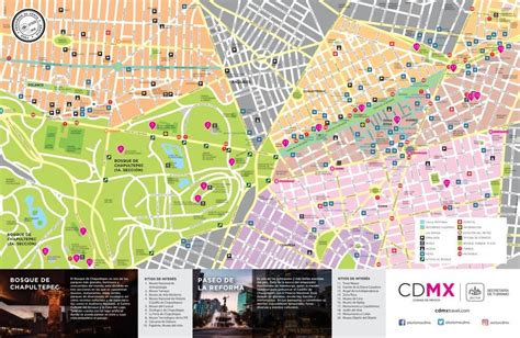 Planea Tu Fin De Semana Con Estos Mapas Turísticos De La Cdmx Grupo