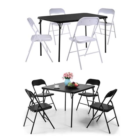 Folding Portable Table And Chairs Set Outdoor Garden