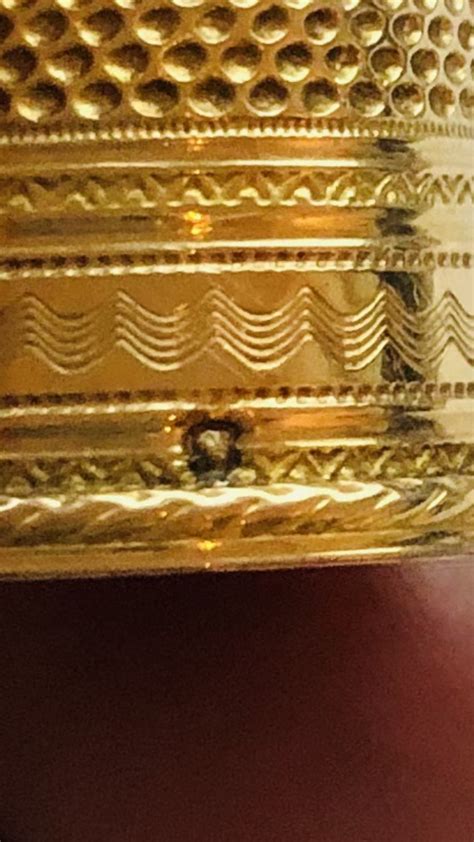 Diverse Gouden Antieke Vingerhoeden Anita Potters Juwelier Antiquair