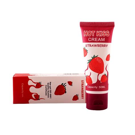 Hot Strawberry Water Based Edible Lubricant Gay Anal Sex Lubricant Oral