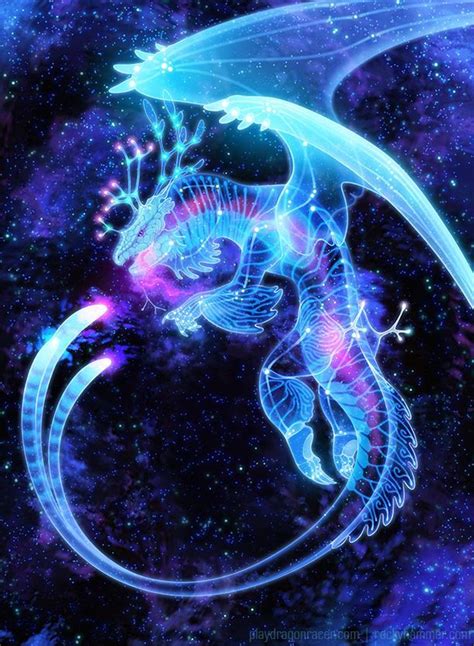 Cosmic Dragon Dragon Artwork Mythical Creatures Art Dragon Art