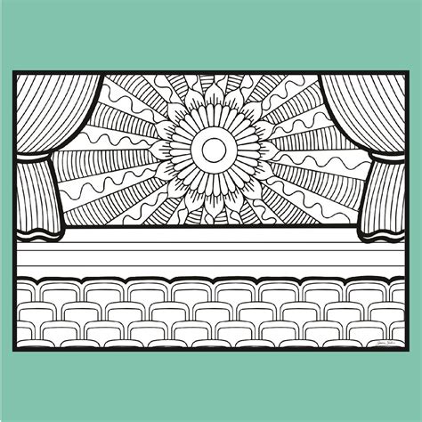️coloring pages theatre free download
