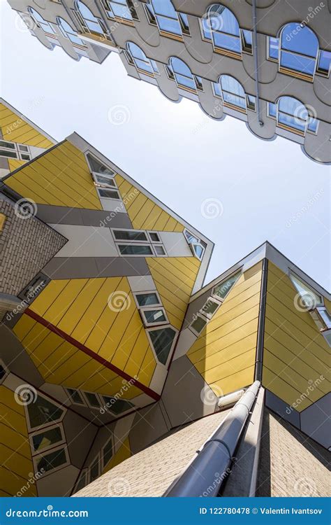 Cube House The Original Landmark Of Rotterdam Editorial Stock Photo