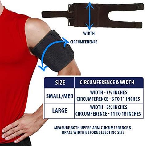Bicep Tendonitis Brace Compression Sleeve Triceps And Biceps Muscle Su