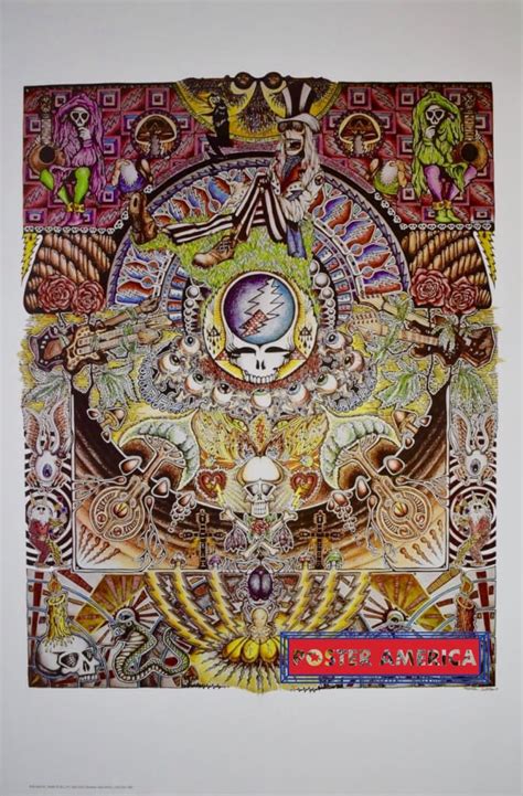 Grateful Dead Art Collage Oaxamoxa Poster 24 X 36 Posteramerica