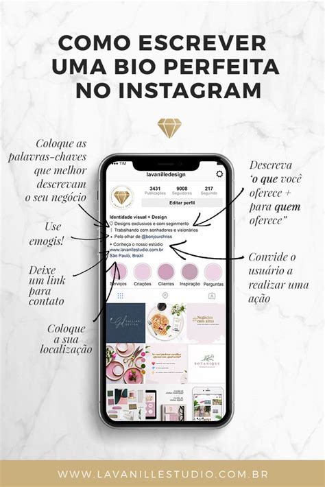 Como Escrever Uma Bio Perfeita No Instagram Marketing De Mídia Social