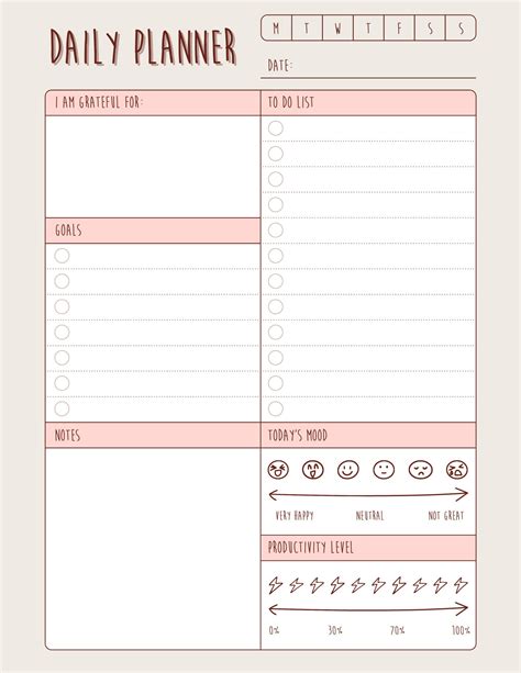 Etsy Planner Templates