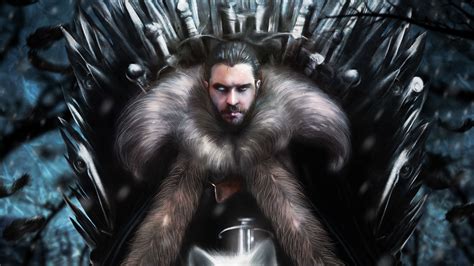 Jon Snow Game Of Thrones Season 8 Artwork Wallpaperhd Tv Shows