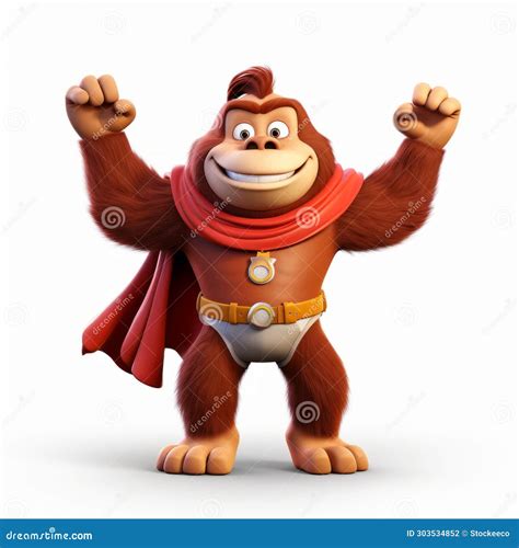Donko The Hyper Realistic Superhero Orangutan From Donkey Kong Games