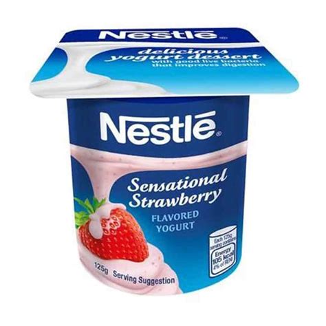 Nestle Sensational Strawberry Flavored Yogurt 125g All Day Supermarket