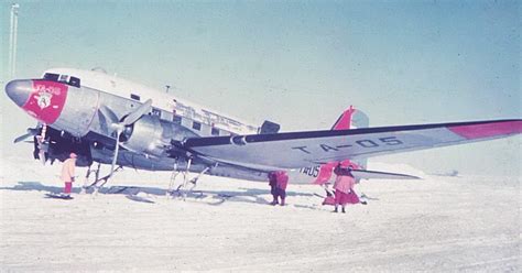 El Douglas Dc 3 Primer Vuelo Transpolar Transcontinental 1965