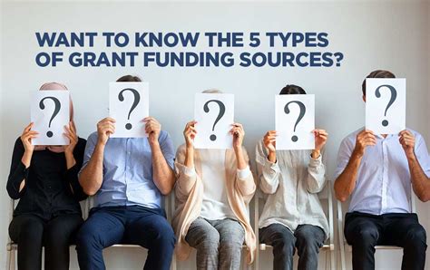 Do You Know The 5 Types Of Grant Funding Sources