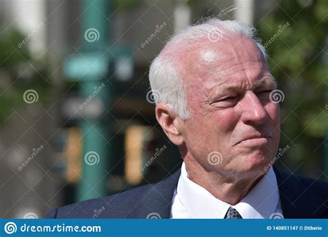 unemotional adult senior business man wearing suit and tie downtown stock image image of