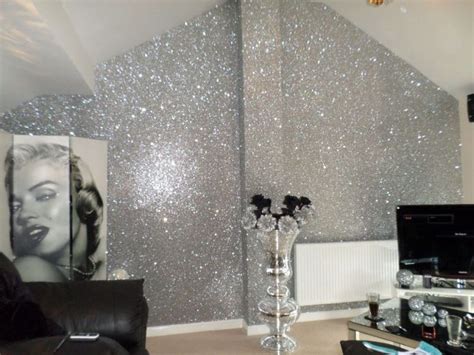 Best Diy Glitter Wall If It Dries Up You Will Have A Wall That
