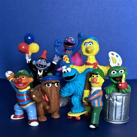 Applause Sesame Street Figures Complete Set Super Grover Big