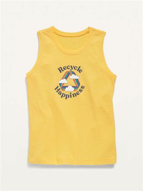 Sleeveless Graphic Tank Top For Girls Old Navy