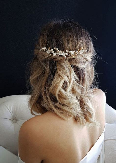 20 Medium Length Wedding Hairstyles For 2019 Brides Elegant Wedding