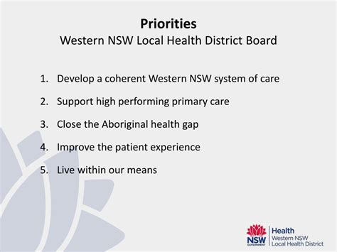 Ppt Western Nsw Local Health District Powerpoint Presentation Free