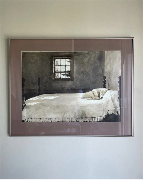 Large Master Bedroom Print By Andrew Wyeth Free Shipping Vintage