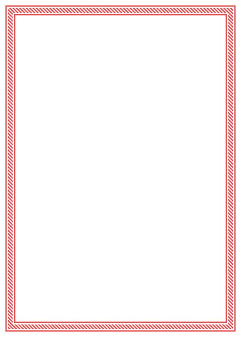 Red Candy Stripe Thin Border Free Christmas Hq