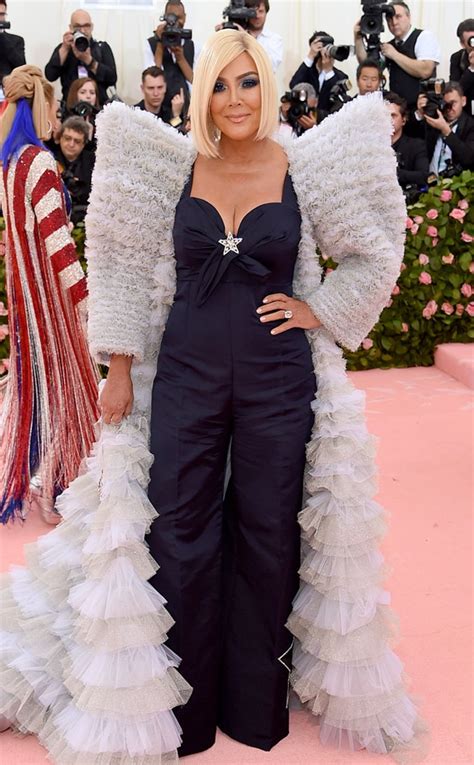 Kris Jenner From 2019 Met Gala Red Carpet Fashion E News