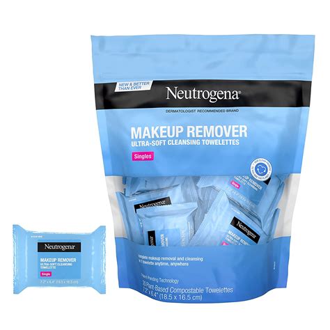 Neutrogena Makeup Remover Facial Cleansing Towelette Singles 20 Count