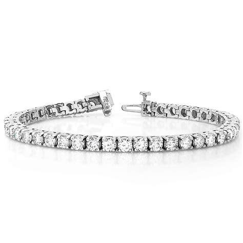 5 Carat Diamond Tennis Bracelet In 14k White Gold Modestos Best