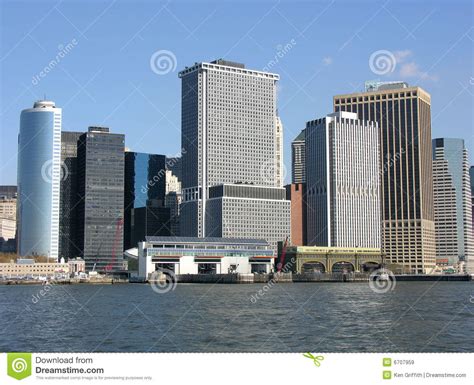 New York City Financial District Stock Image Image Of