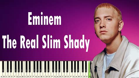 Eminem The Real Slim Shady Intro Piano Tutorial Youtube