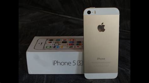 Unboxing Apple Iphone 5s Gold 16gb Indian Retail Unit