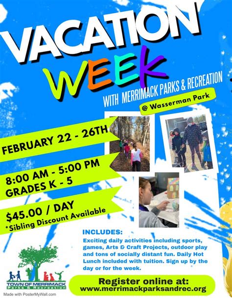 Feb 22 February School Vacation Week Program Merrimack Nh Patch