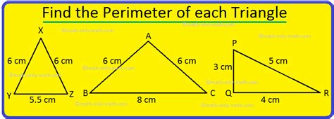 Perimeter Formula Of A Triangle
