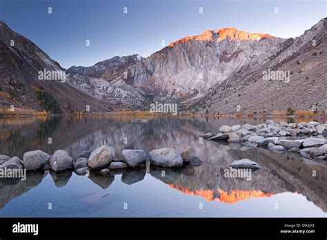 Sunrise At Convict Lake In The Eastern Sierra Mountains California