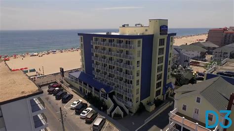 Aerial Video Of Howard Johnson Oceanfront Plaza Boardwalk Hotel In