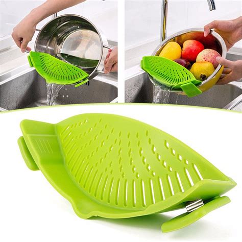 Silicone Clip On Pot Strainer Sofies Cottage