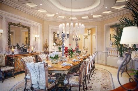 Taher Design Luxury Villa Interior Qatar 16 Luxury Dining Room