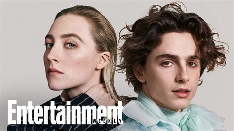 Little Womens Timothée Chalamet And Saoirse Ronan On New Film Cover