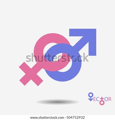 Illustration Male Female Sex Symbol On Stock Vector Shutterstock