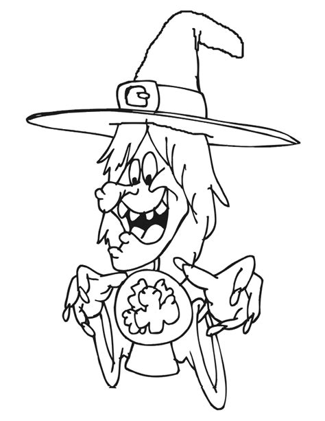 Transmissionpress 10 Halloween Witch Coloring Pictures