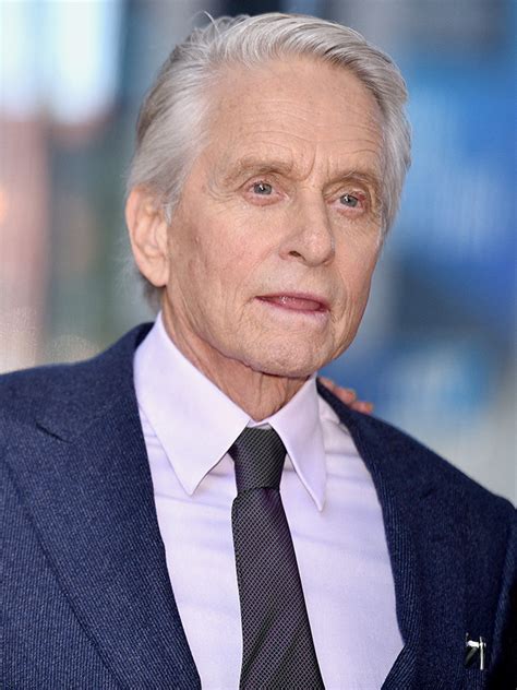 Michael Douglas Shows Red Hair Makeover Out With Catherine Zeta Jones