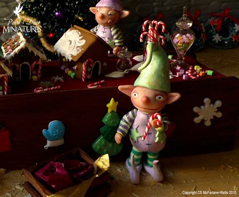 Pixie Dust Miniatures Busy Christmas Elves