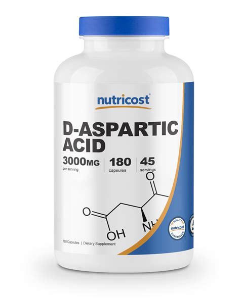 10 Best D Aspartic Acid Supplements Right Now The Health Priority