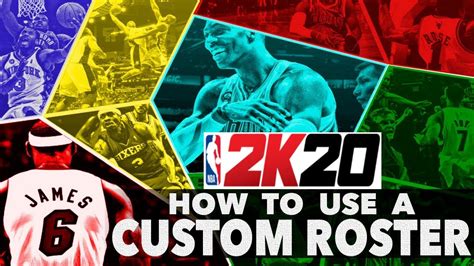 How To Use A Custom Roster Nba 2k20 Youtube