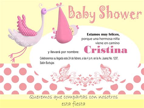 Invitacion Para Baby Shower Modelos De Invitaciones Para Baby Shower
