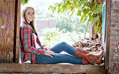 1920x1080px 1080p Free Download Cowgirl Posing In A Barn Window Model Cowgirl Boots