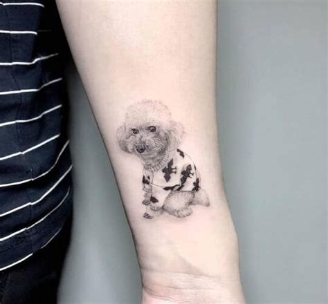 The 22 Fascinating Bichon Frise Tattoo Designs The Dogman