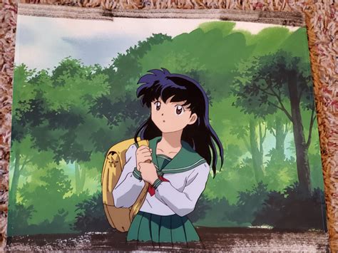 My Production Cel With The Background Rinuyasha