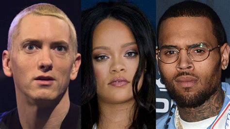 Eminem Says He Sides With Chris Brown Over Rihanna Assault On Alleged Leaked Song Daily Times