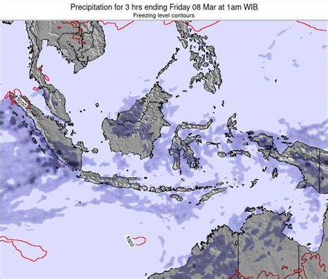 Indonesia Precipitation For 3 Hrs Ending Friday 17 Dec At 7am Wib